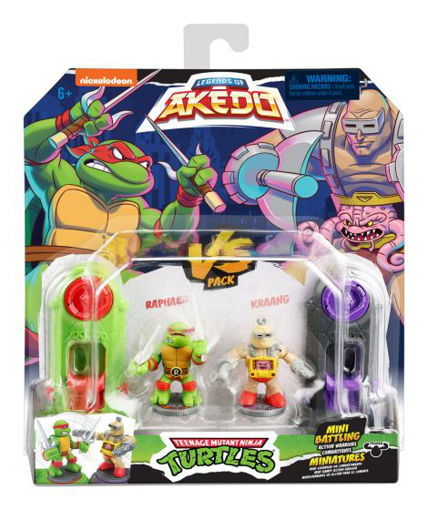 Picture of Akedo TM Ninja Turtles  S1 Pack - Raphael VS Krang
